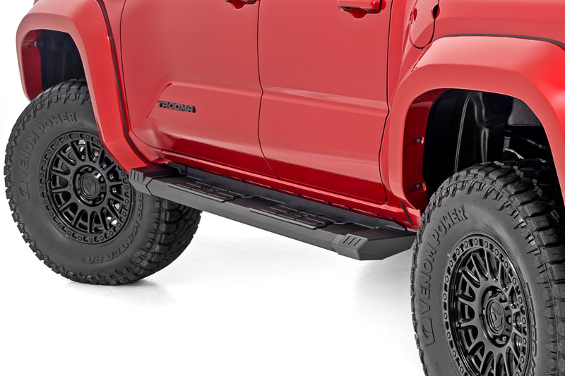 Rough Country HD2 Aluminum Running Boards Double Cab | Toyota Tacoma 2WD/4WD (2024-2026)