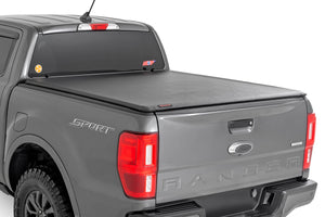 Rough Country Soft Roll Up Bed Cover 5' Bed | Ford Ranger 2WD/4WD (2019-2023)