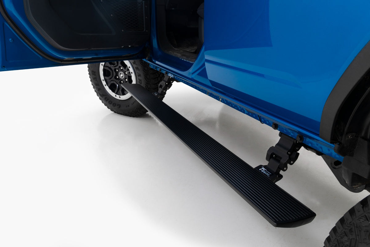 Rough Country Power Running Boards Dual Electric Motor | 4 Door | Ford Bronco 4WD (21-26)