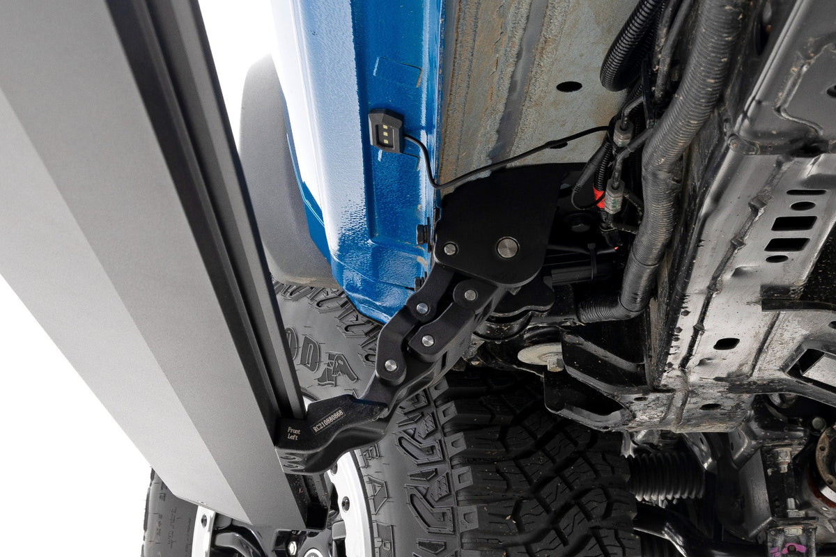 Rough Country Power Running Boards Dual Electric Motor | 4 Door | Ford Bronco 4WD (21-26)