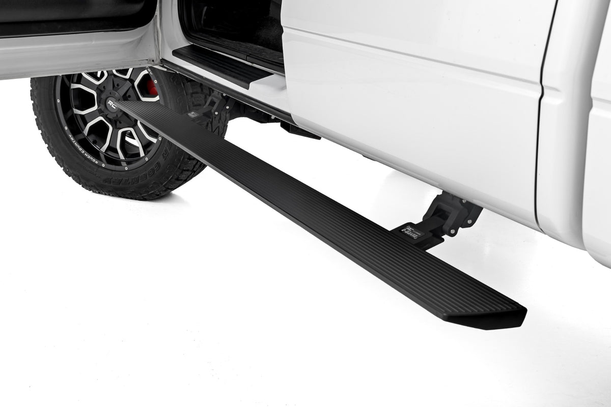 Rough Country Power Running Boards Dual Electric Motor | Crew Cab | Ford F-150 (09-14)