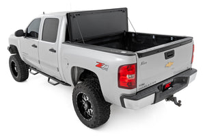Rough Country Hard Tri-Fold Flip Up Cover | Chevy/GMC 1500 (07-13)