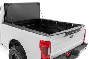 Rough Country Hard Tri-Fold Flip Up Bed Cover 6'10