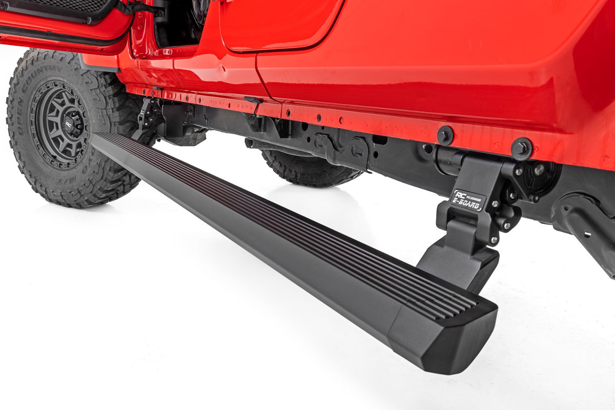 Rough Country Power Running Boards Dual Electric Motor | Jeep Gladiator JT 4WD (20-26)