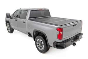 Rough Country Hard Tri-Fold Flip Up Bed Cover 6'9
