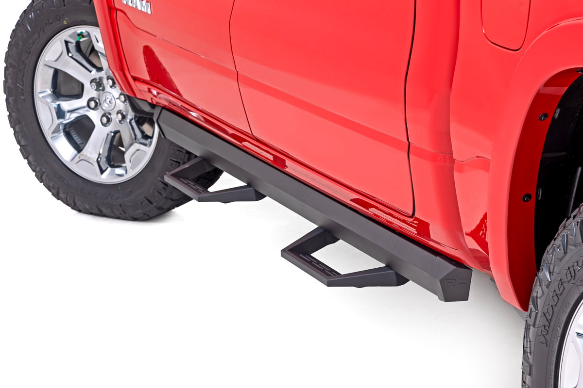 Rough Country SRL2 Adj Aluminum Step Crew Cab | Ram 1500 (19-26)/1500 TRX (21-24)
