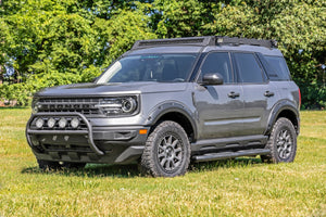 Rough Country Oval Nerf Steps Black | Ford Bronco Sport 4WD (2021-2026)
