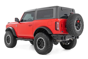 Rough Country BA2 Running Boards Side Step Bars | 2-Door | Ford Bronco (2 Door) (21-26)