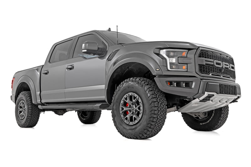 Rough Country HD2 Aluminum Running Boards Crew Cab | Ford F-150/Lightning/F-250/F-350/Raptor (15-26)