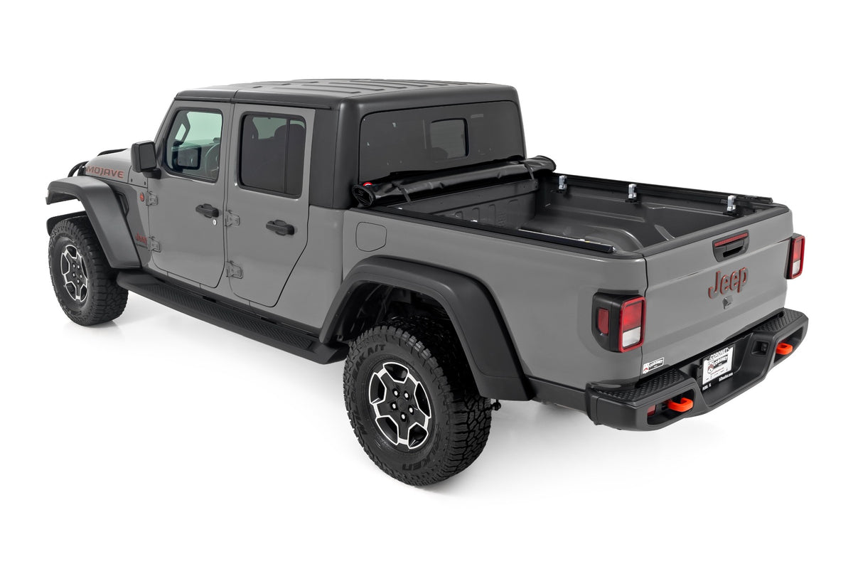 Rough Country Soft Roll Up Bed Cover 5' Bed | Jeep Gladiator JT 4WD (2020-2026)
