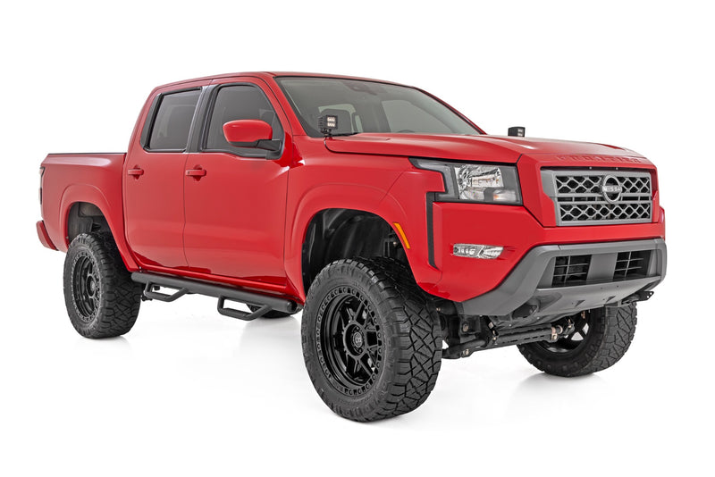 Rough Country Nerf Steps Cab Length | Crew Cab | Nissan Frontier 2WD/4WD (2005-2026)