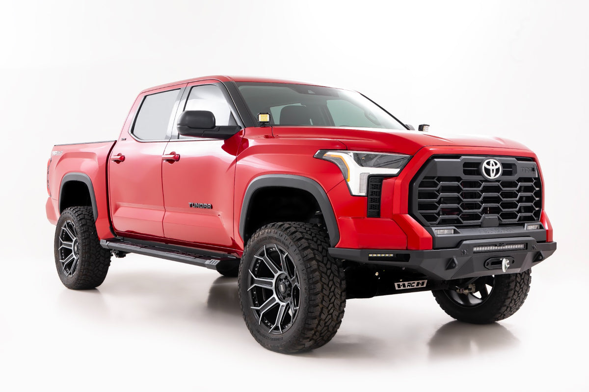 Rough Country HD2 Aluminum Running Boards CrewMax | Toyota Tundra 2WD/4WD (2022-2026)