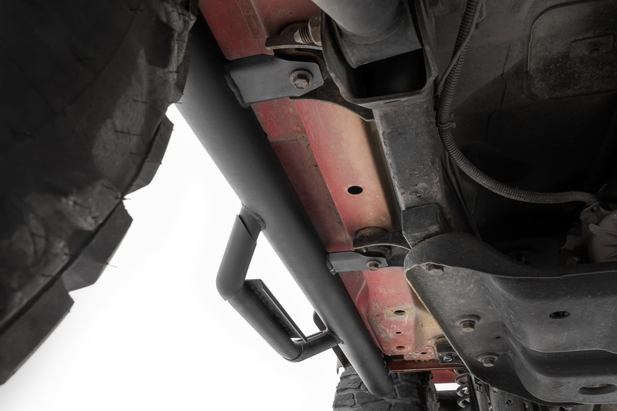 Rough Country Nerf Steps Full Length | Jeep Wrangler TJ 4WD (1997-2006)
