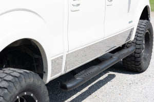 Rough Country Oval Nerf Step Crew Cab | Black | Ford F-150 2WD/4WD (2009-2014)