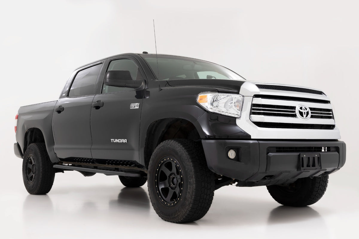 Rough Country RPT2 Running Board Crew Cab | Black | Toyota Tundra 2WD/4WD (2007-2021)