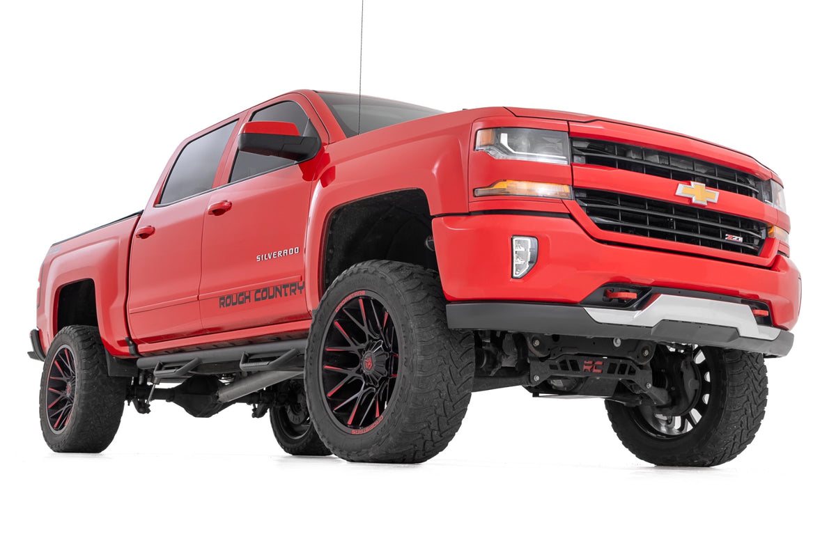 Rough Country Nerf Steps Cab Length | Chevy/GMC 1500 (14-18 & Classic)