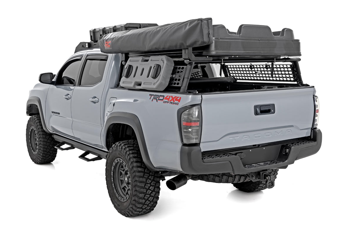 Rough Country SRL2 Adj Aluminum Step Double Cab | Toyota Tacoma 2WD/4WD (2005-2023)