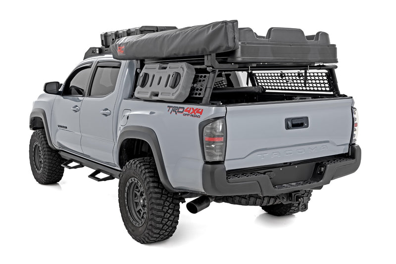 Rough Country SRL2 Adj Aluminum Step Double Cab | Toyota Tacoma 2WD/4WD (2005-2023)