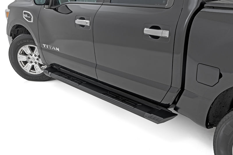 Rough Country HD2 Aluminum Running Boards Crew Cab | Nissan Titan 2WD/4WD (2004-2024)