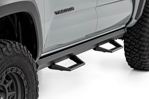 Rough Country SRL2 Adj Aluminum Step Double Cab | Toyota Tacoma 2WD/4WD (2005-2023)