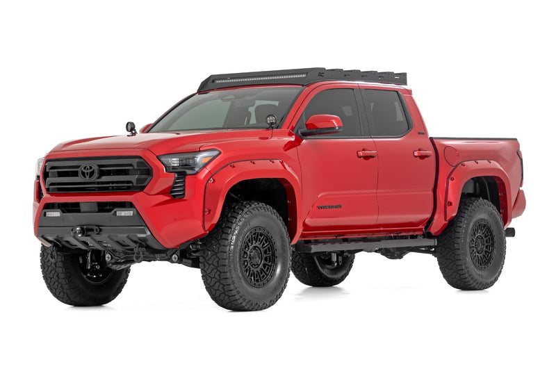 Rough Country BA2 Running Boards Side Step Bars | Double Cab | Toyota Tacoma (24-26)