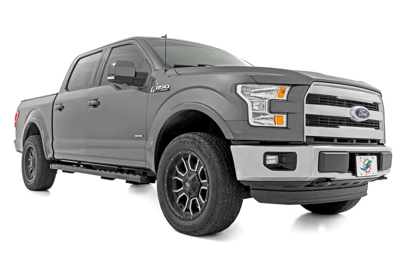 Rough Country BA2 Running Board Side Step Bars | Ford F-150/F-250/F-350 2WD/4WD (15-26)