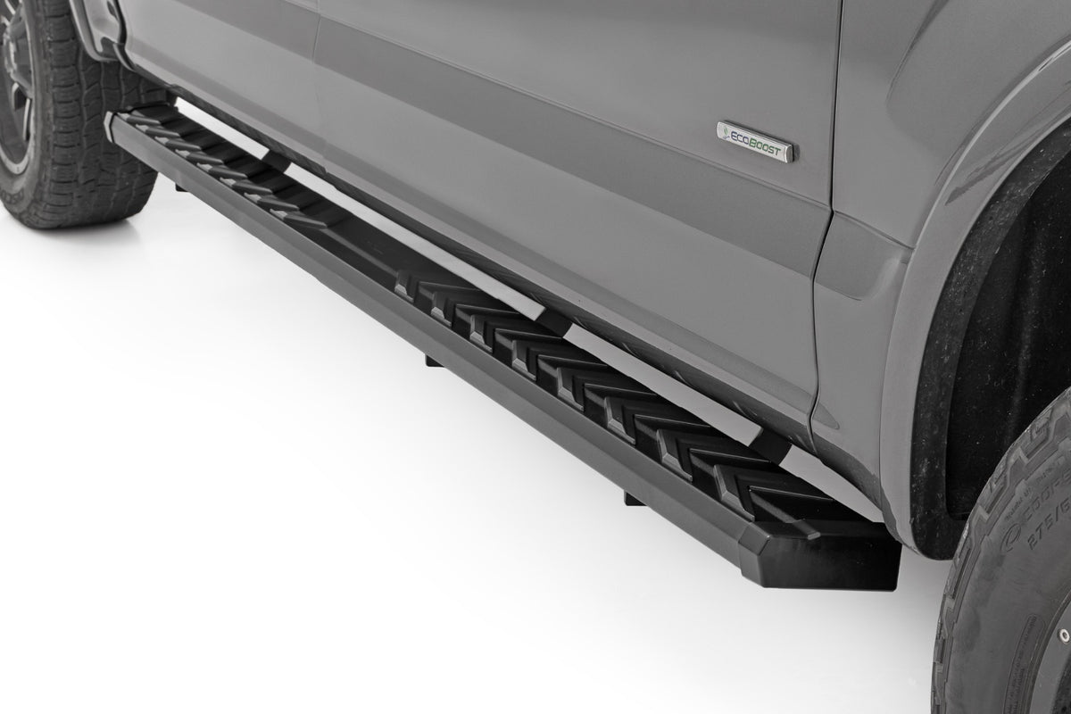 Rough Country BA2 Running Board Side Step Bars | Ford F-150/F-250/F-350 2WD/4WD (15-26)