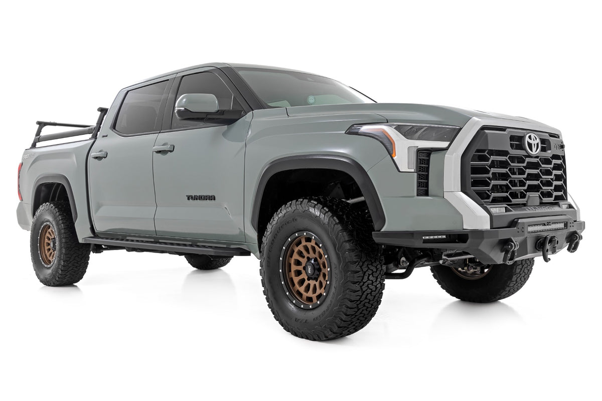 Rough Country RPT2 Running Board Crew Cab | Black | Toyota Tundra 2WD/4WD (2022-2026)