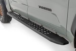 Rough Country RPT2 Running Board Crew Cab | Black | Toyota Tundra 2WD/4WD (2022-2026)