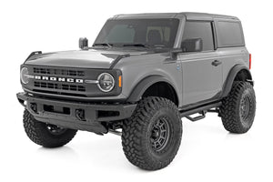 Rough Country Nerf Steps Wheel to Wheel | 2 Door | Ford Bronco (2 Door) 4WD (2021-2026)