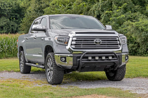 Rough Country Oval Nerf Step Crew Cab | Black | Toyota Tundra 2WD/4WD (2007-2021)