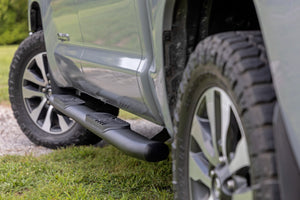 Rough Country Oval Nerf Step Crew Cab | Black | Toyota Tundra 2WD/4WD (2007-2021)