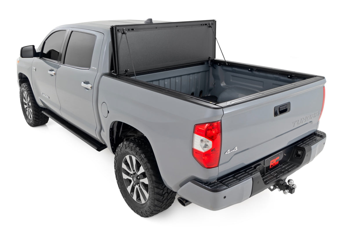 Rough Country Hard Tri-Fold Flip Up Bed Cover 5'7