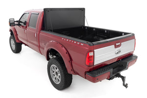 Rough Country Hard Tri-Fold Flip Up Bed Cover 6'10