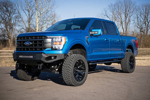 Rough Country RPT2 Running Board Crew Cab | Black | Ford F-150/Lightning/F-250/F-350/Raptor (15-26)