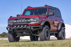 Rough Country SRX2 Adjustable Aluminum Step | Ford Bronco (2 Door) 4WD (2021-2026)