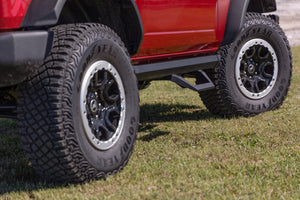 Rough Country SRX2 Adjustable Aluminum Step | Ford Bronco (2 Door) 4WD (2021-2026)