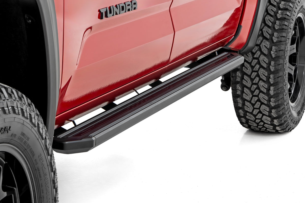 Rough Country Multi-Color LED Running Boards CrewMax | Toyota Tundra 2WD/4WD (2022-2026)