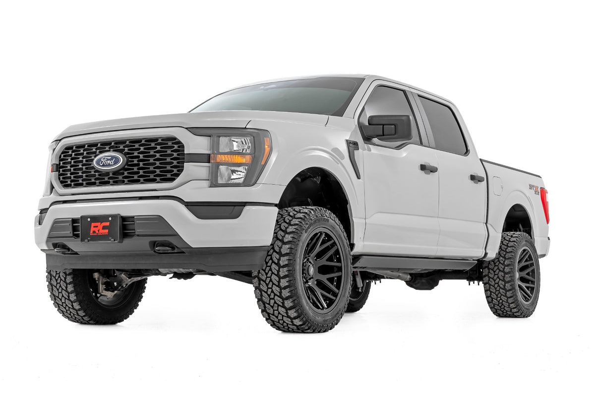 Rough Country 4 inch Lift Kit Forged UCA | M1/M1 | No Cut | Ford F-150 4WD (2021-2026)