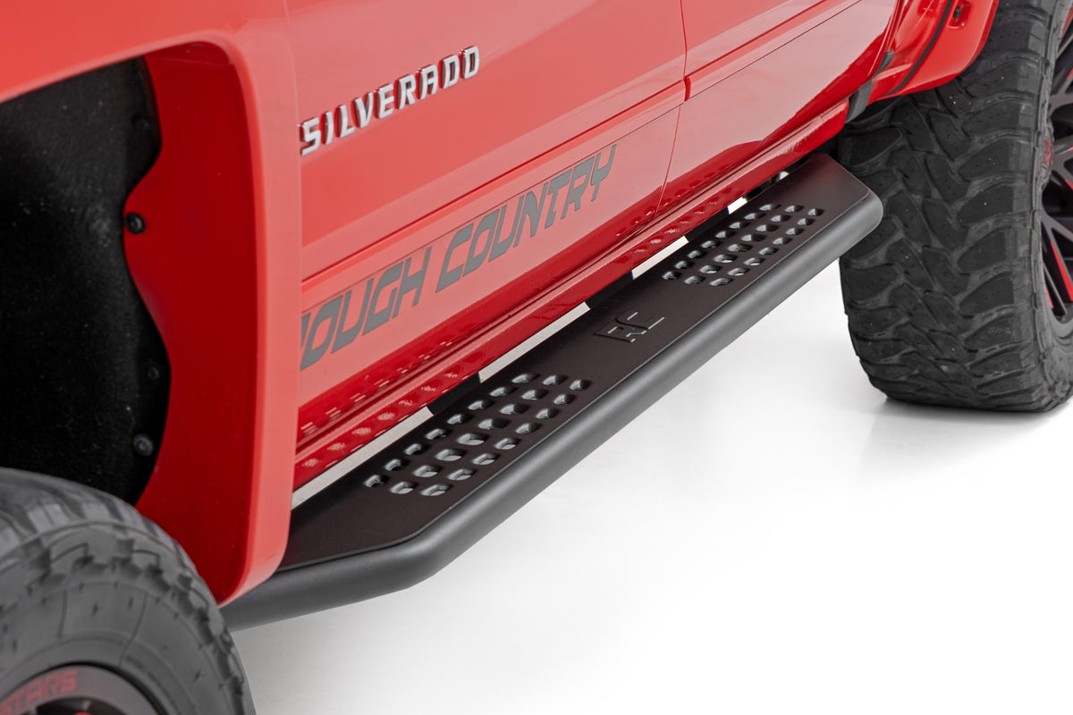 Rough Country OV2 Running Boards Side Step Bars | Crew Cab | Chevy/GMC 1500/2500HD/3500HD (07-19 & Classic)