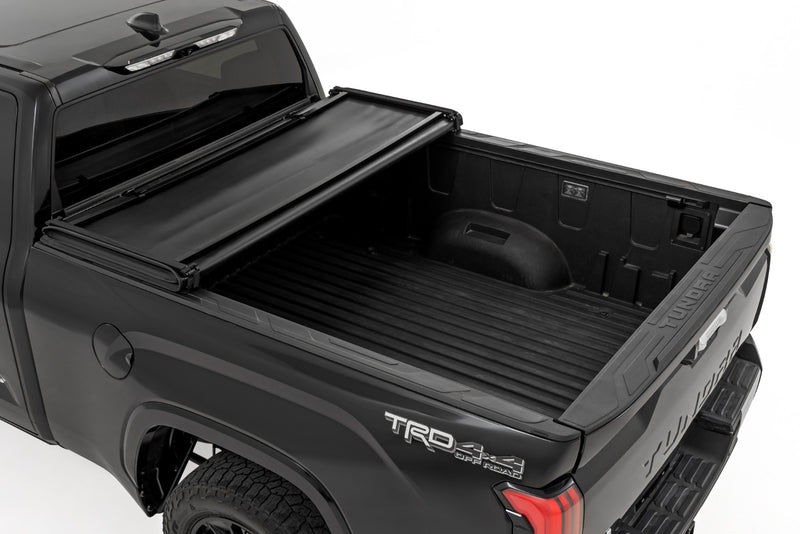 Rough Country Soft Tri-Fold Bed Cover | Toyota Tundra 2WD/4WD (2022-2026)