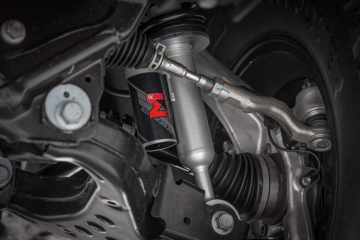 Rough Country M1R Reservoir Leveling Struts Adjustable Height | Front | Toyota Tacoma (24-26)