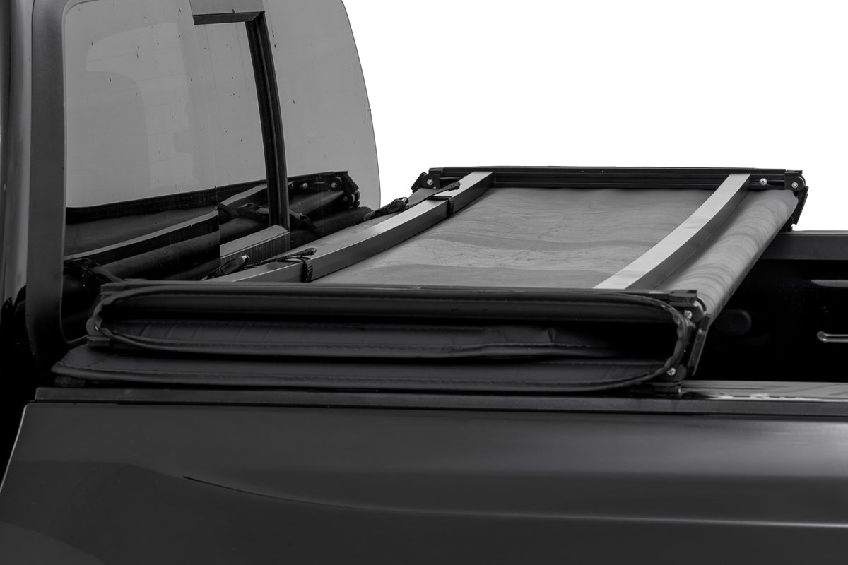 Rough Country Soft Tri-Fold Bed Cover 5' Bed | Chevy/GMC Canyon/Colorado 2WD/4WD (23-26)
