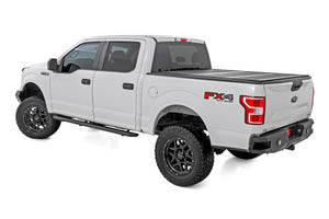 Rough Country Multi-Color LED Running Boards Crew Cab | Ford F-150/Lightning/F-250/F-350/Raptor (15-26)