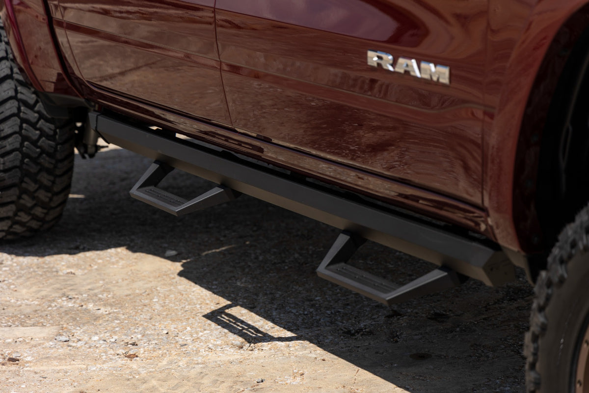 Rough Country SRL2 Adj Aluminum Step Crew Cab | Ram 1500 (19-26)/1500 TRX (21-24)