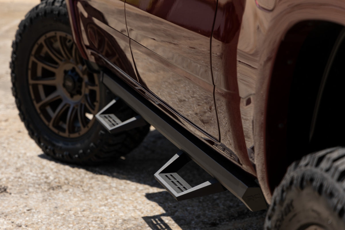 Rough Country SRL2 Adj Aluminum Step Crew Cab | Ram 1500 (19-26)/1500 TRX (21-24)