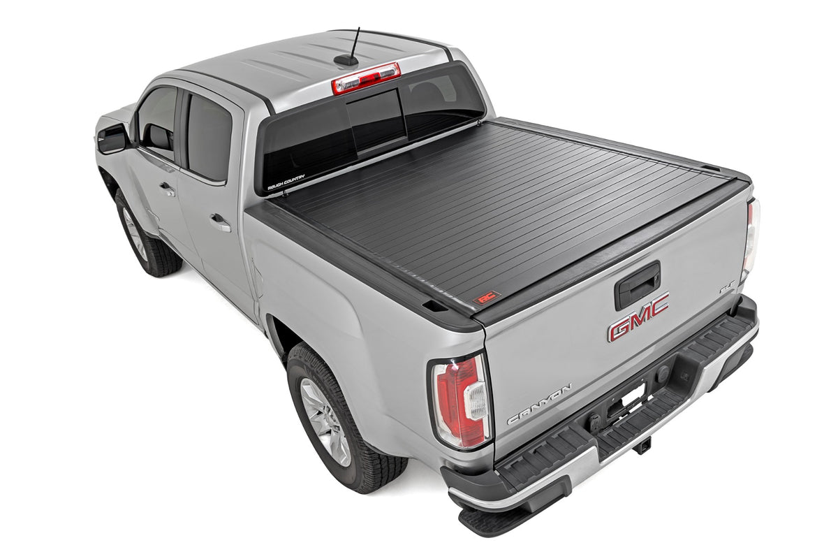 Rough Country Hard Roll Up Bed Cover 5' Bed | Chevy/GMC Canyon/Colorado 2WD/4WD (15-22)