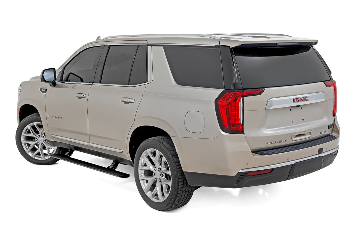 Rough Country Power Running Boards Dual Electric Motor | Crew Cab | Chevy/GMC Tahoe/Yukon (21-26)