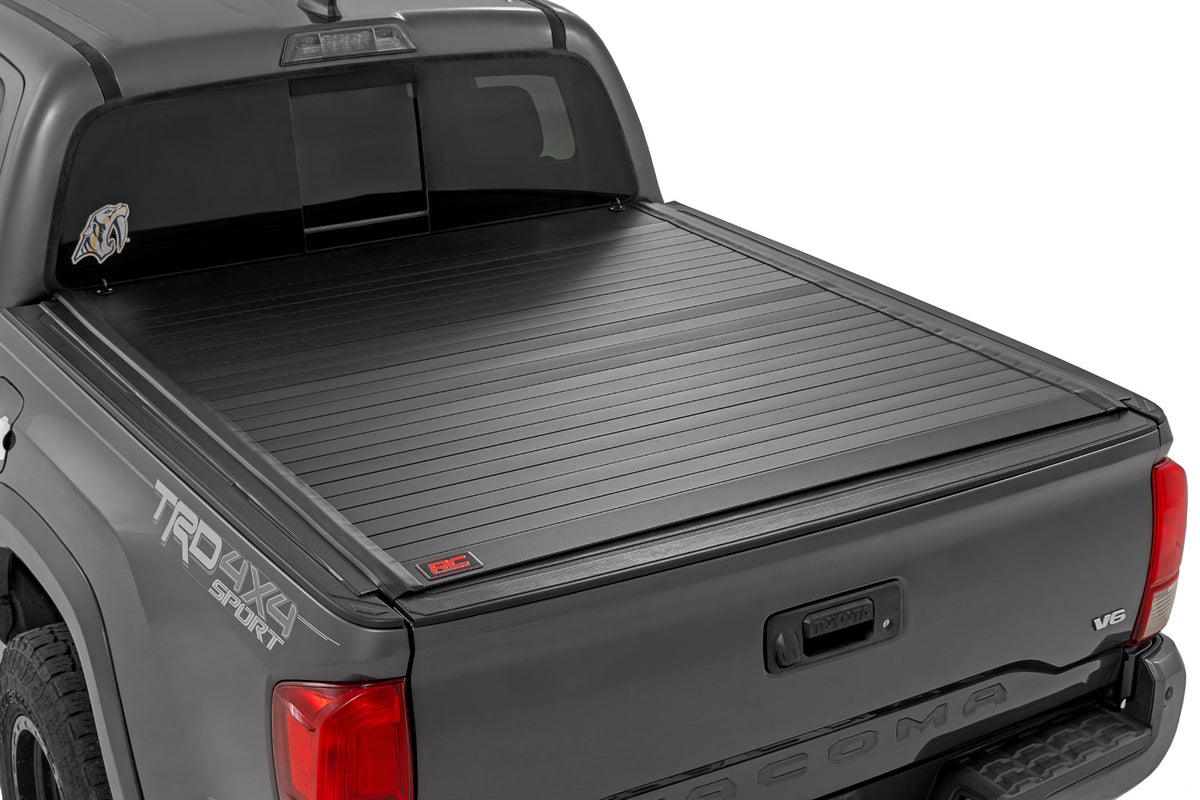 Rough Country Hard Roll Up Bed Cover | Toyota Tacoma 2WD/4WD (2016-2023)