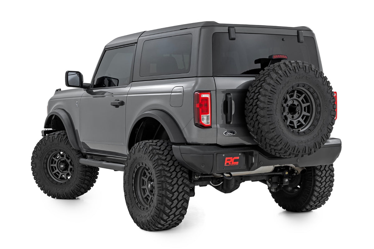 Rough Country Nerf Steps 3-Inch Tube | 2-Door | Ford Bronco 4WD (2021-2026)